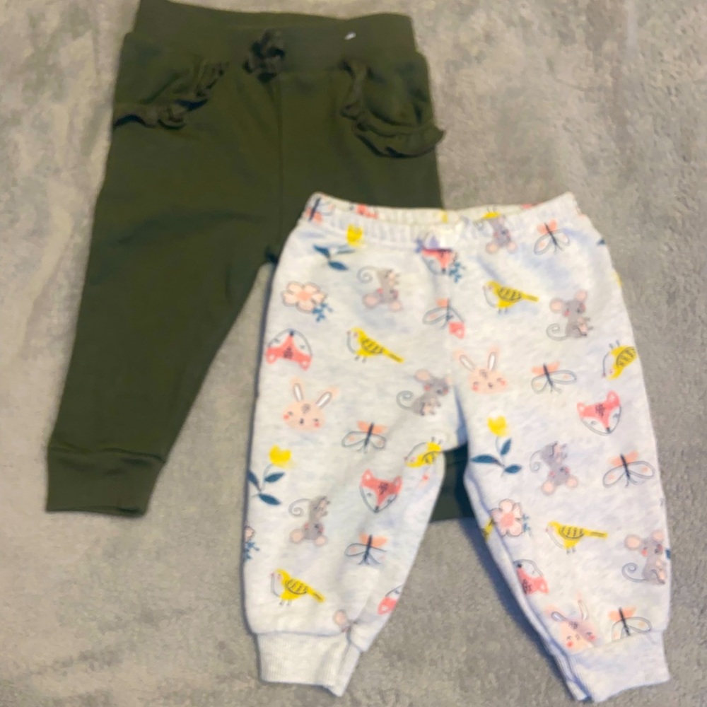 Two 9month jogger pants